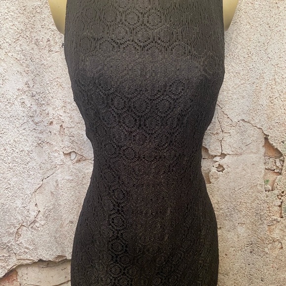 Nuit Black Lace Maxi Dress - Picture 4 of 11